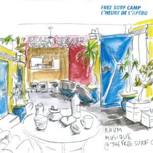 freesurfmaroc-vaguegraphique-dessins-carnet-de-voyage