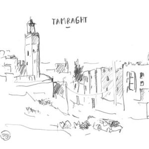 minaret-tamraght-taghazout-maroc-vaguegraphique-dessin