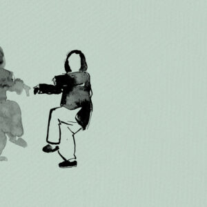 Petit dragon du golfe, tai chi dessin originale encre de chine, illustration Lorient freelance