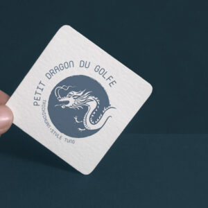 Petit Dragon du Golfe, carte de visite, identité visuelle, conseils en graphisme morbihan