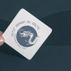 Petit Dragon du Golfe, carte de visite, identité visuelle, conseils en graphisme morbihan