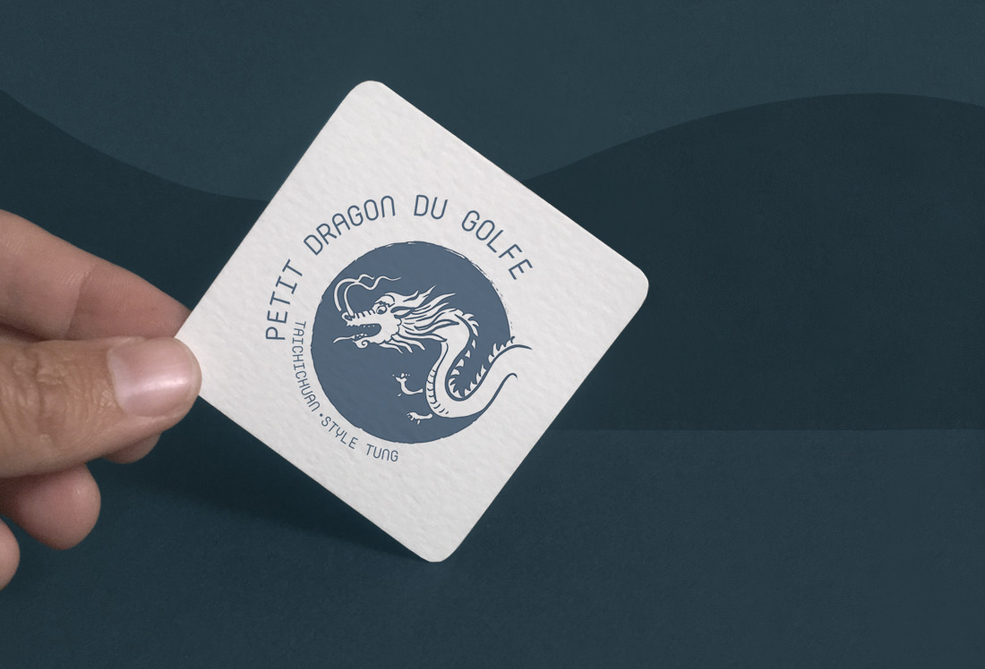 Petit Dragon du Golfe, carte de visite, identité visuelle, conseils en graphisme morbihan