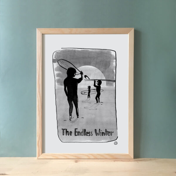 Parodie de l'affiche du film "the endless summer"