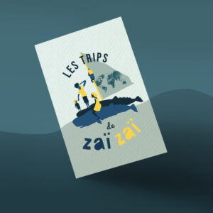 Identité visuelle et illustration, projet créatif du studio de graphisme Vague graphique, Bretagne®