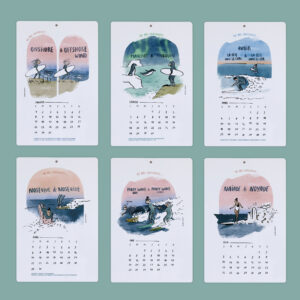 Calendrier 2024, le langage du surf !