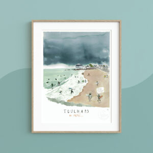 Toulhars, spot de surf à Larmor plage