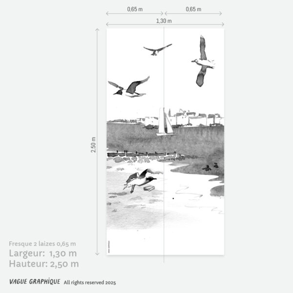 La Rade de Lorient | Papier peint – Image 1