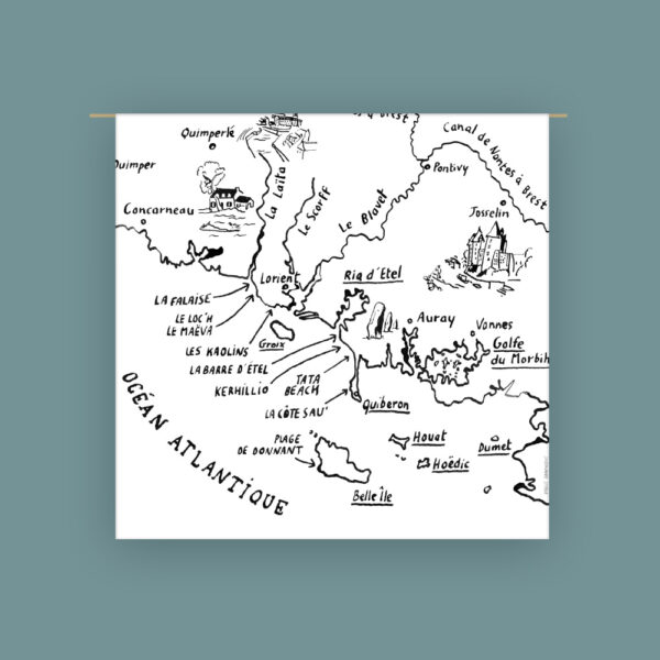 Carte Morbihan